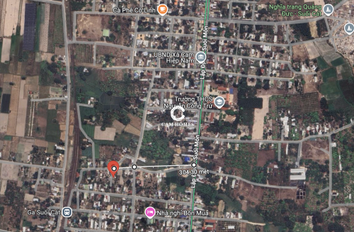 Đất QH an toàn mặt tiền đường bê tông ra trục đường nhựa Lập Định Suối Môn 300m - Diện Tích 346,4m2