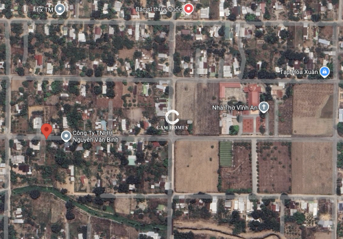 Đất QH an toàn ,  tại khu bàn cờ Cam An Bắc cách nhờ thờ Vĩnh Thái 320m - Diện tích : 498,9m2