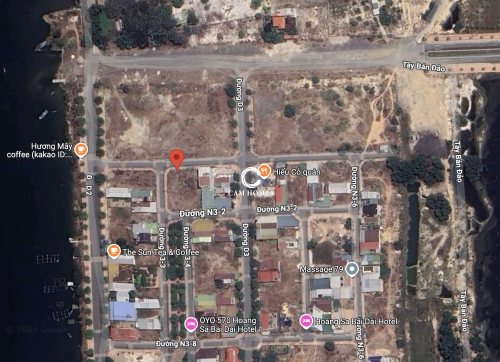 Đất mặt tiền đường nhựa tại khu tái định cư K8 cách Đầm Thủy Triều 280m - Diện tích :218,4m2