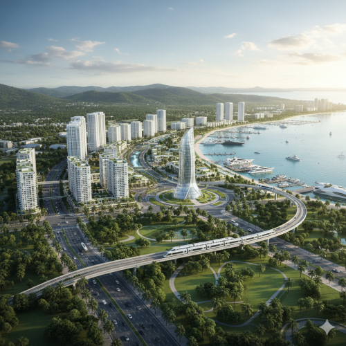 Chính Thức: Chấp Thuận Chủ Trương Đầu Tư Dự án Khu đô thị mới Cam Lâm (10.356,5 ha)